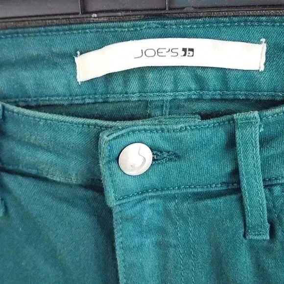Joe's Skinny Long Inseam Mid Rise Stretched Women' s Jeans 27 Green - Picture 5 of 8